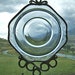 Madonna Blue Madrid - Vintage Saucer Upcycled into a Windchime