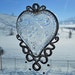 My Icy Heart - Vintage dish given new life as a Windchime