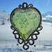 My Envious Heart - Vintage dish given new life as a Windchime