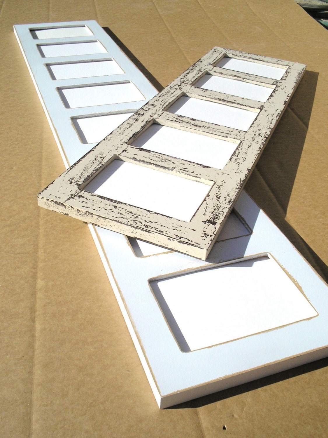 8 5x7 OR 4x6 multi opening collage Photo Picture Frame Shabby