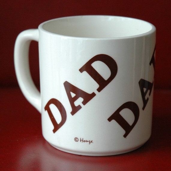 Vintage DAD Coffee MUG Cup by Houze