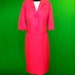 1960s Red Two Piece Skirt Suit