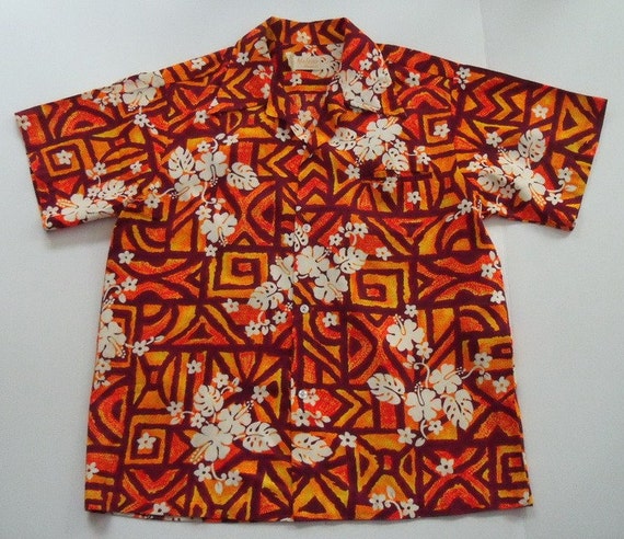 barkcloth hawaiian shirt