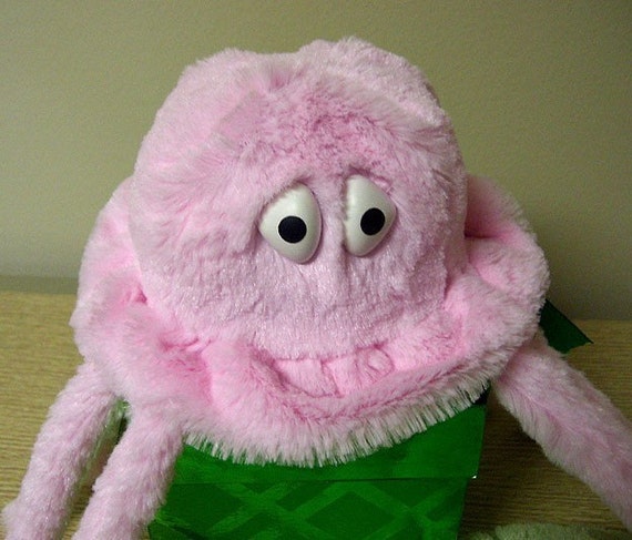 Pink IRUKANDJI Box Jellyfish Plush Minky Super by AMPdesigns