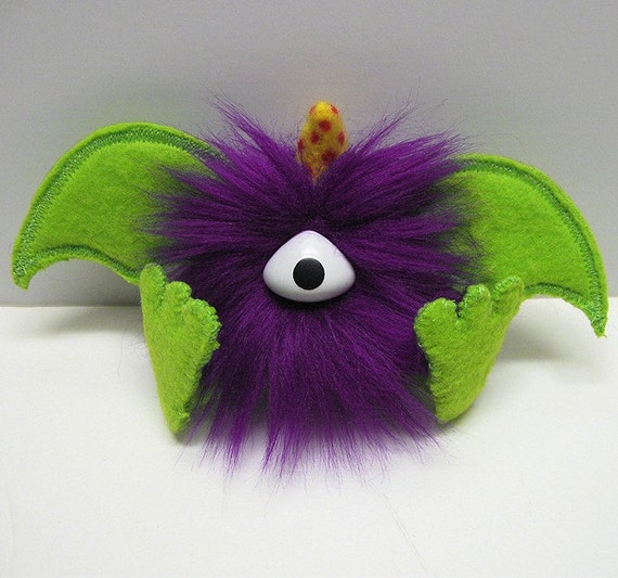 one eyed one horned flying purple people eater stuffed animal