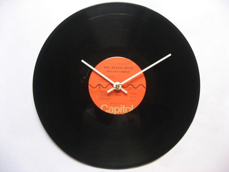 The Beach Boys Endless Summer record clock Surfin' by RecordTime