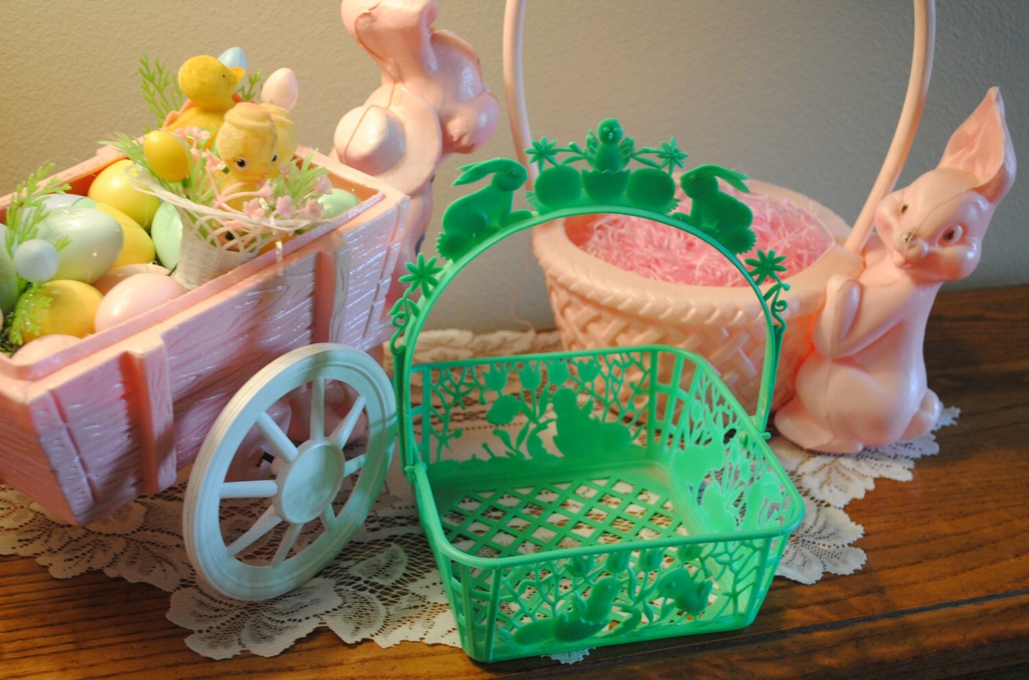 SALE...Fabulous 1950's Easter Basket