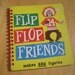 Vintage Book Flip Flop Friends