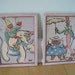 SALE Vintage Circus Pictures Framed
