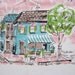Vintage Paris Tablecloth Oh La La