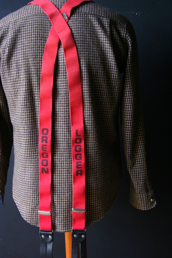 Oregon Logger Suspenders For Men Vintage from Nowvintage on