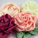 Roses on the Bias Fabric Flower PDF Tutorial
