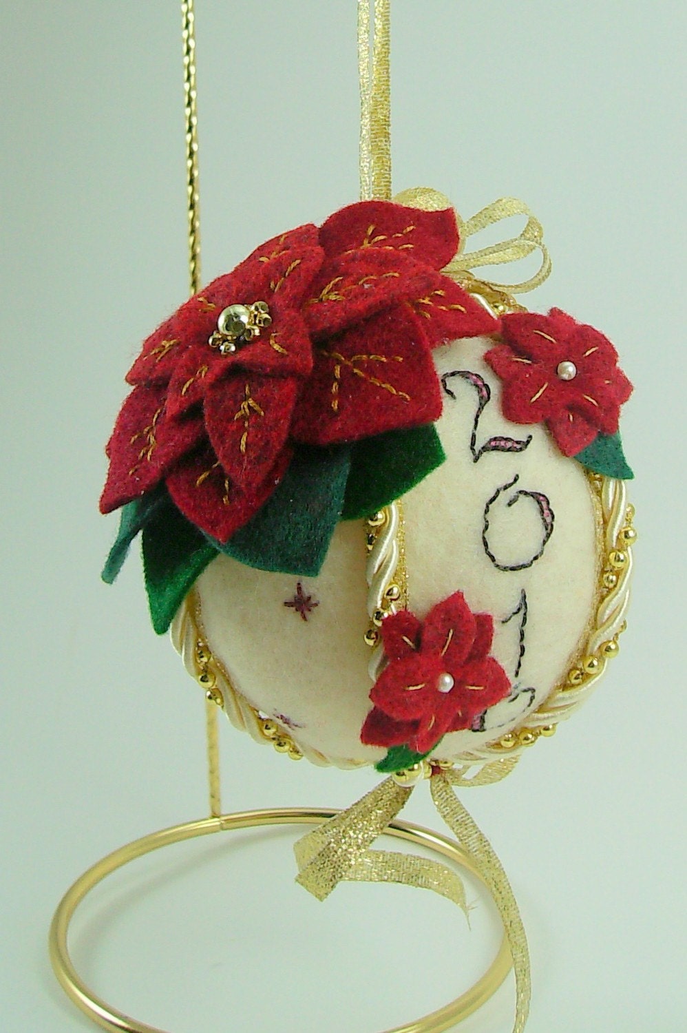 Quilted Christmas Ball Ornament PDF Tutorial NEW NO