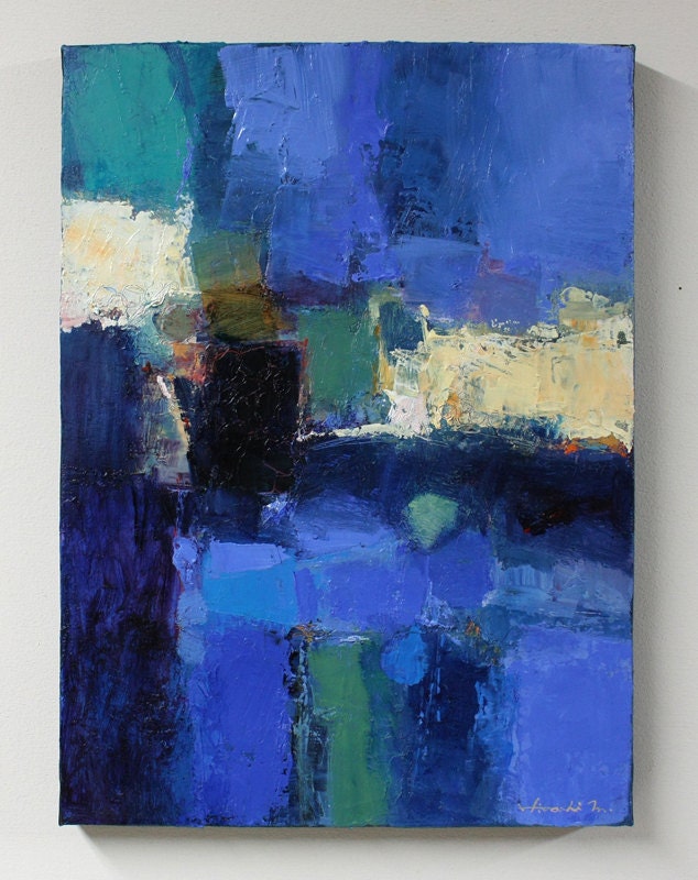 May 2012 1 Original Abstract Oil Painting 33.3 cm x 24.2