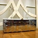 Vintage 1950s Lucite and Basket Weave Metal Box Purse
