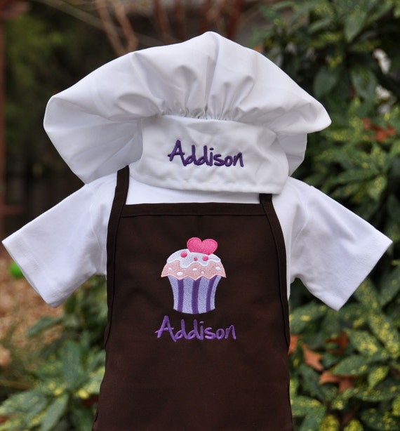 kids apron set apron and chef hat personalized childs kids apron set apron and chef hat personalized childs