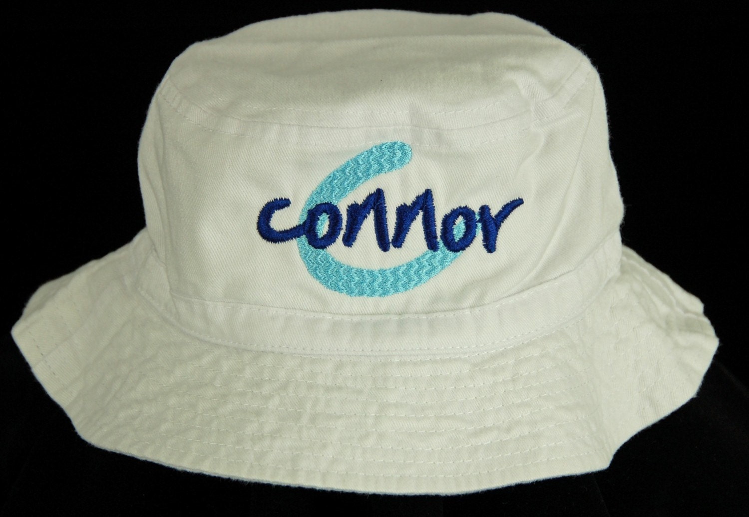 Personalized Bucket Hat Name and Initial Toddler Sun Hat