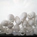 Tiny Crocheted Skulls - Set of 10