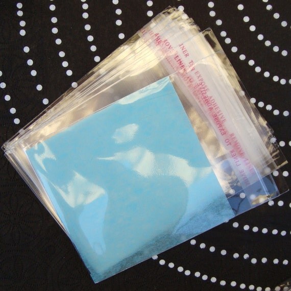 50 Resealable Cellophane Envelopes 5x7cm