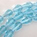 Vintage Beads. Aqua Blue Glass Teardrops Czech 10mm vgb0272 (12)