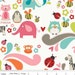Girl Main -- Pink Elephants, owls, bees, kittys, zebras and more -- Riley Blake Designs "Alphabet Soup" by Zoe Pearn for My Minds