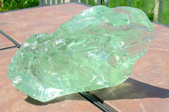 Large Chunk of Sea Green Art Glass