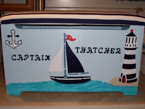 ocean themed toy box