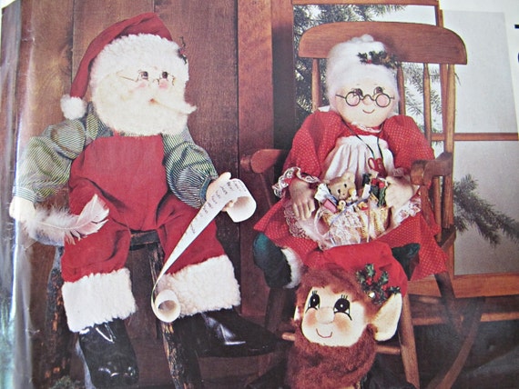 stuffed mr and mrs claus