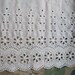 White Cotton Eyelet Border Fabric