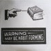 Warning May Be Habit Forming Paperback Tote