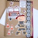 Firefighter Fireman Greeting Card. Handmade Card. One of a Kind.