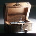 automaton pirate ship in treasure chest