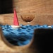 nautical automaton in carved wooden recipe box