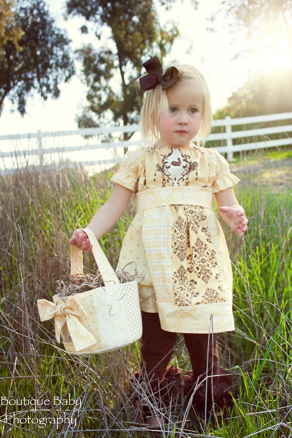 ONLY 1 LEFT Easter Dress Custom Size 12m 2t 3t 4t 5 6
