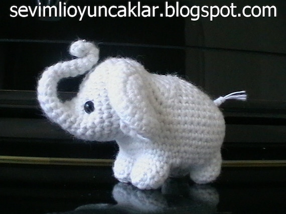 Amigurumi Baby Elephant Pattern from Denizmum on Etsy Studio