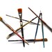 Pick Up Sticks Paint Brush Style - Vintage Collection of Paint Brushes