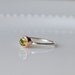 STACKABLE - Peridot and Rose Gold Ring