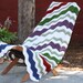 Beautiful and Luxuriously Handcrafted CROCHET Blanket WAVES