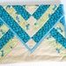 QUILTED Padded Clutch Bag - beautifully handmade, pearloid snap closure