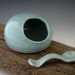 Salt Cellar in Vintage Turquoise - Country Style - by DirtKicker Pottery