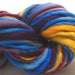 HALF OFF SALE handspun yarn Razzle Dazzle thick and thin bulky singles merino yarn, 60 yards, merino wool