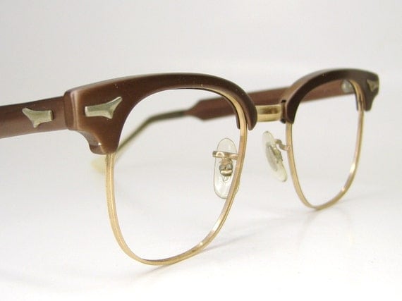 Vintage Mens 50s Hudson G-man Eyeglasses or Sunglasses Frame