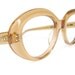 Vintage 60s Peach Cat eye Eyeglasses Frame NOS
