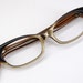 Vintage Cat Eye Eyeglasses Eyewear or sunglasses Frame Brown Art Craft Never Worn