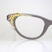 Vintage 60s Tura Cat Eye Eyeglasses Frame Faux Pearls