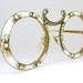 Rare Vintage Christian Dior Sunglasses Eyeglasses Big Round Cats Eye Shape 12k gf