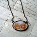 Garden Reflections Vintage Hanky Necklace