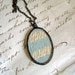 Blue Frost Vintage Trim Necklace