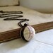 Natural School Playground Clay Marble Necklace