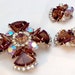 Vintage D&E/Juliana Pin/Pendant Earring Set